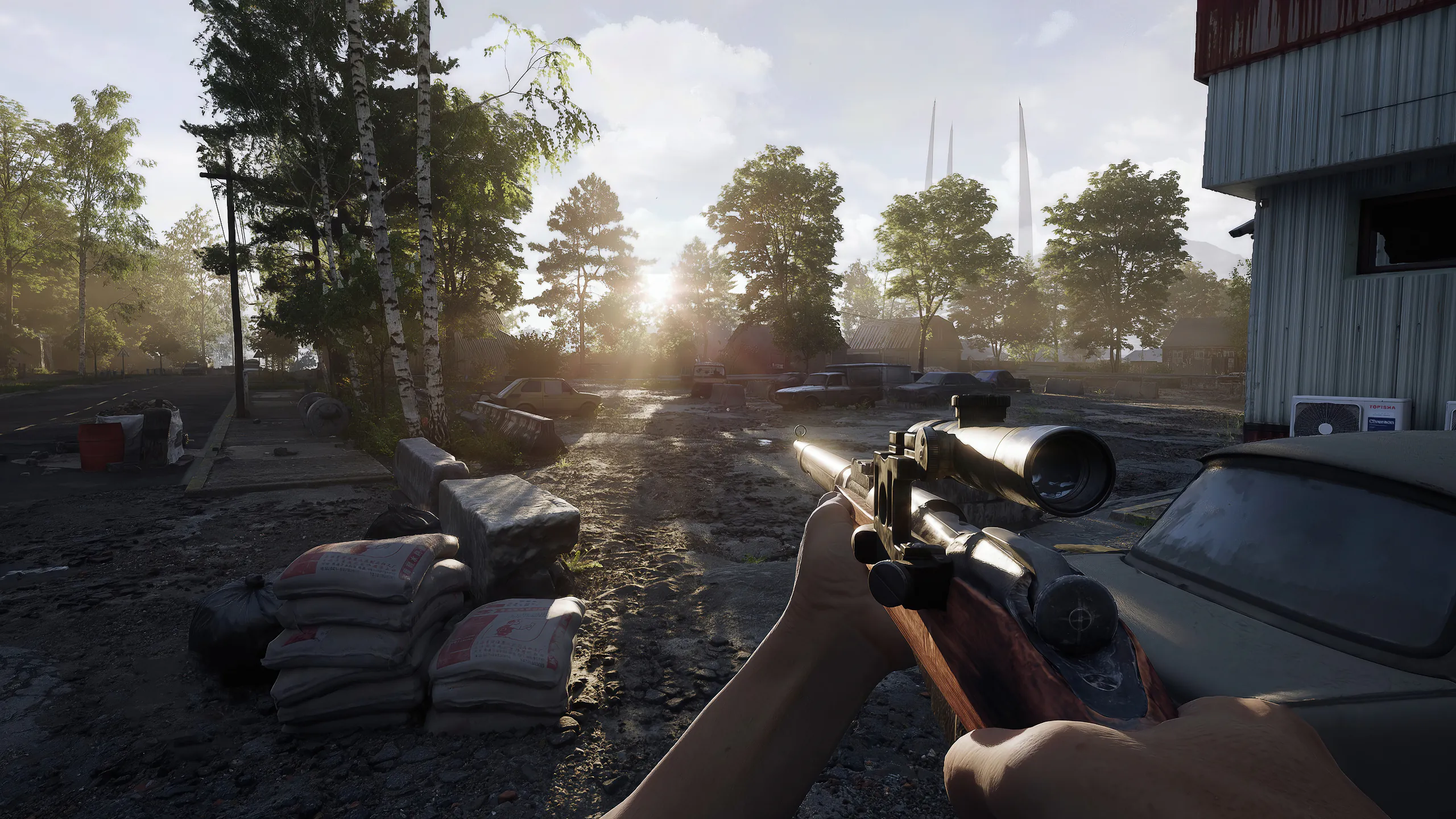 Urban Town - parking lot